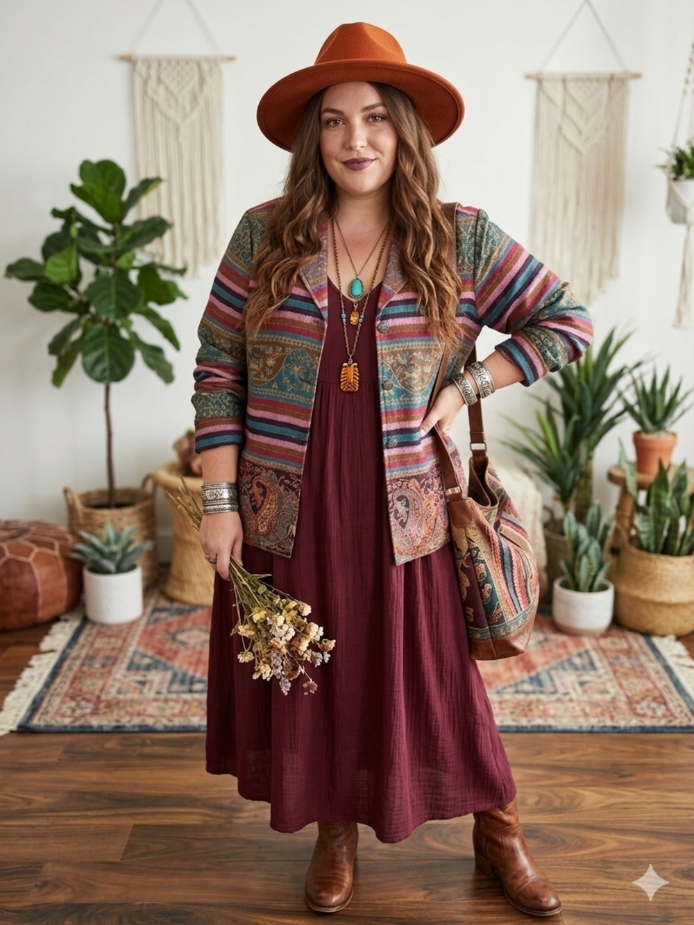 Coldwater Creek Boho Tapestry Paisley Jacket Paisley Floral W/ pockets  Size L